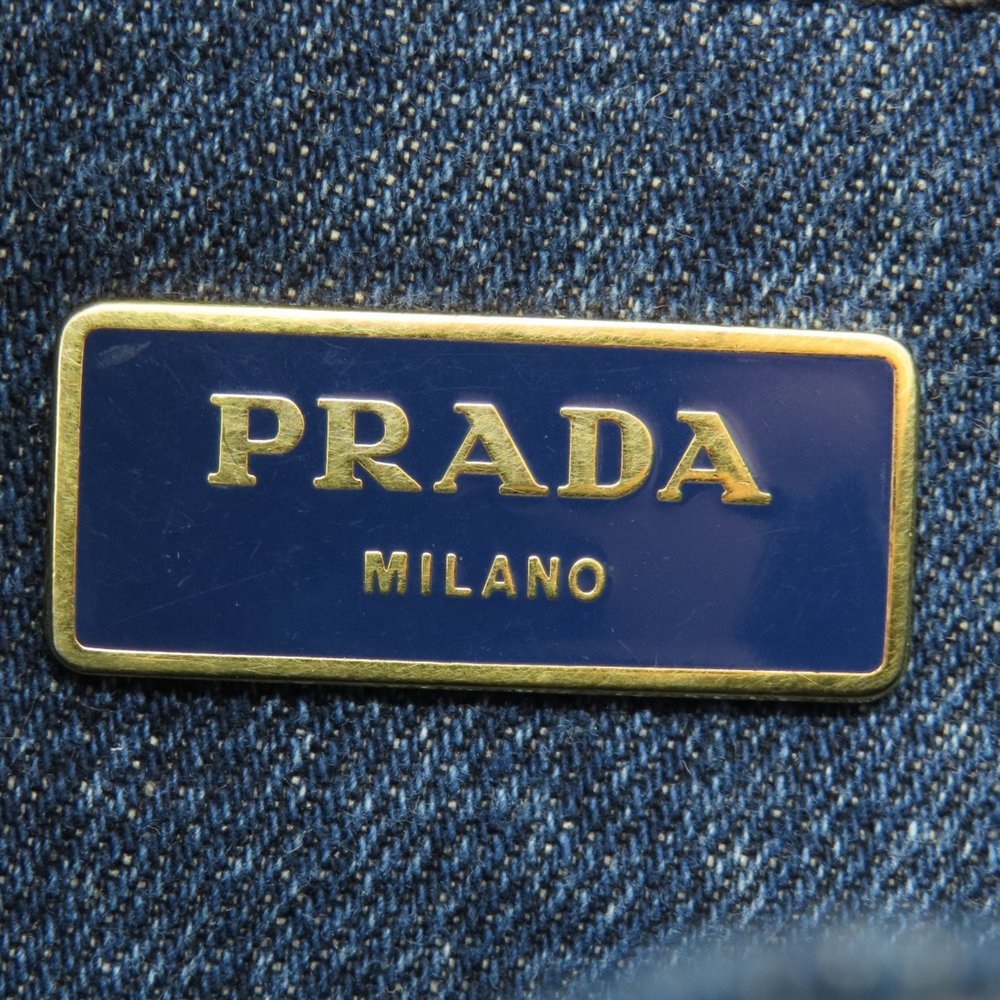 PRADA Blue Tote Bag - Picture 6 of 11